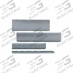 LISTA Drawer Partition: 3 in Overall Ht, For 100 mm_125 mm Drawer Ht, 6 9/16 in Overall Lg, Silver (MPN P100-36/4PC). Key specifications — Color: Silver; Product Type: Drawer Partition; Brand: LISTA; Manufacturer Part Number: P100-36/4PC.