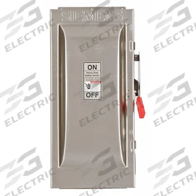 Siemens Safety Switch: Non-Fusible, 100 A, Three Phase, 600V AC, 316 Stainless Steel - Non-Fusible Safety Switches