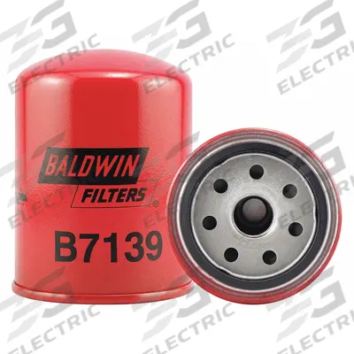 BALDWIN FILTERS Oil Filter: B7139, 3/4"-16 Thread Size, 4 1/8 in Overall Ht - Spin-On Oil Filters