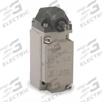 OMRON Plug-In Limit Switch: Roller Arm Plunger, Metallic, Momentary, Plug-In, D4A, Screw Terminals (MPN D4A1103N). Key specifications — Brand: OMRON; Manufacturer Part Number: D4A1103N; Action: Momentary; Actuator Style: Roller Lever Plunger; Differential Travel: 4°; Overtravel: 70°; Pretravel: 12°; Series: D4A.