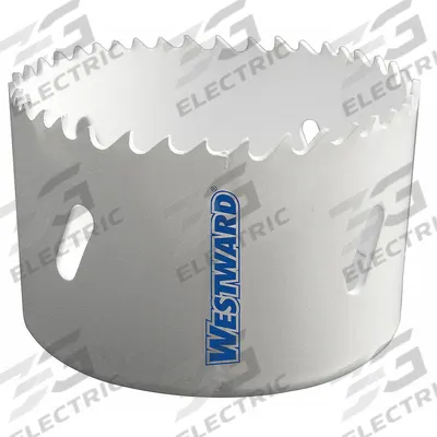 WESTWARD Hole Saw: 3 1/2 in Saw Dia., 4/6 Teeth per Inch, 1 1/2 in Max. Cutting Dp - Multi-Material-Cutting Hole Saws without Arbor