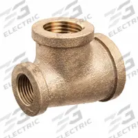 APPROVED VENDOR Metal Pipe Tee: Tee, 1 1/4 in x 3/4 in x 1 in, Class 125, C89833 Brass, Reducer (MPN ZUSA-PF-10516). Key specifications — Brand: APPROVED VENDOR; Maximum Operating Pressure: 200 psi @ 72 °F.