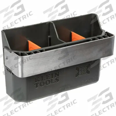 KLEIN TOOLS Tool Carrier Attachment: 3 13/16 in W x 5 in H x 8 1/8 in L, Metal/Plastic - MODBox Rail Attachments & Adapters