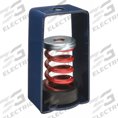 MASON Hanger-Mount Vibration Isolator: Spring, 510 lb Capacity, 3 1/4 in Wd, 2 3/4 in Dpth - Spring-Style Hanger-Mount Vibration Isolators