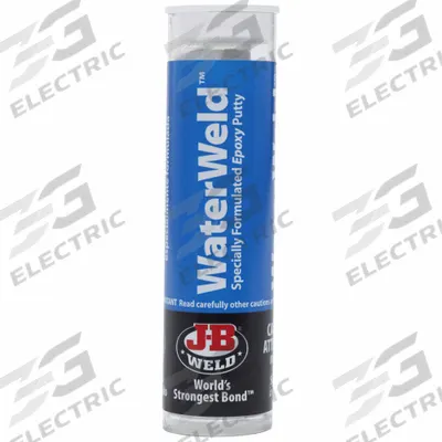 J-B WELD Putty: WaterWeld, Marine Repair, 2 oz Container Size, Stick, White - Marine-Grade Repair Putties