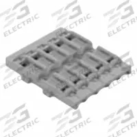 WAGO Mounting Carrier: 221 Series, (5) Inline Splice Connectors (MPN 221-2525). Key specifications — Compatible Connector Configuration: (5) Inline Splice Connectors; Brand: WAGO; Product Type: Mounting Carrier; Series: 221.