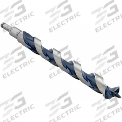 BOSCH Hybrid Drill Bit: 1 in Drill Bit Size, 17 1/2 in Overall Lg, Hex Shank, 7/16 in Shank Hex Size (MPN NKLT16). Key specifications — attr255259: Hybrid Ship and Spur Auger; attr255260: Carbon Steel; attr255261: PTFE; attr277197: BOSCH.