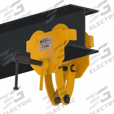 OZ LIFTING PRODUCTS Quick Adjust Trolley: Push - Push Trolleys for Hoists