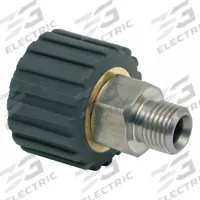 MOSMATIC Rotary Union: Straight, Nickel-Plated C38500 Brass, 1 Passages, M22x1.5 Stationary Port (MPN 70.151). Key specifications — Maximum Speed: 30 RPM; Brand: MOSMATIC.