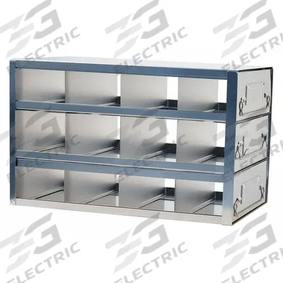 ARGOS TECHNOLOGIES Freezer Rack: 22 in Overall Lg, 5 1/2 in Overall Wd, Stainless Steel - Cold Storage Racks