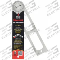 STARRETT Manual-Reading Miter Protractor: 12 in Blade Lg, 0°to 360°, 1° Graduations, Steel, 3 in (MPN 505A-12). Key specifications — attr1182193: Steel; attr1182194: +/-0.5°; attr1182195: 12 in; attr1182198: 1°; attr1182218: STARRETT.