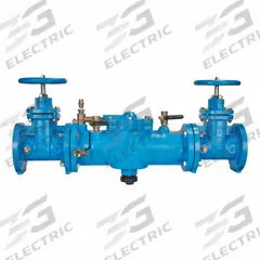 WATTS Backflow Preventor: LF009, with Flood Detection Sensor, Cast Iron, 3 in Pipe Size, Flange (MPN 3" LF009-NRS). Key specifications — Connection Type: Flange.