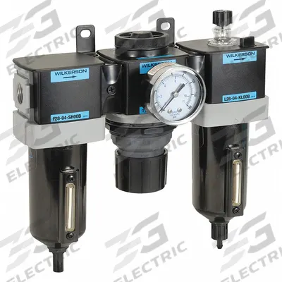 WILKERSON Filter/Regulator/Lubricator: 3/8 in NPT, 90 cfm, 250 psi Max Op Pressure - Wilkerson Filter, Regulator & Lubricators (FRLs)