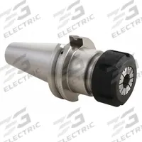 TECHNIKS Collet Chuck: CAT40 Taper, ER50, 4 in Projection (MPN 22269). Key specifications — attr1032943: TECHNIKS; attr1032950: Coolant Through-Spindle.