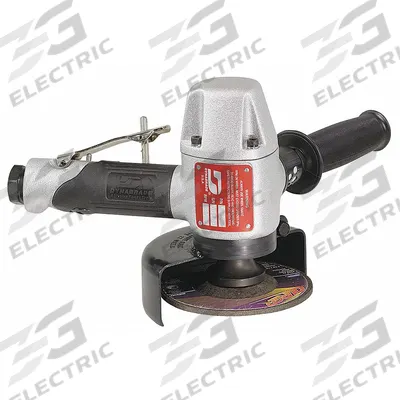 DYNABRADE Air Angle Grinder: 5 in_4 1/2 in Wheel Dia, 1.2 hp Horsepower - Standard Reach Air-Powered Angle Grinders