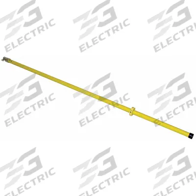 HDE 6' Fixed Lngth Fbrgls Hotstick: Fixed Lg, 6 ft to 6 ft, 500 kV Max. Volt Rating - High-Voltage Hot Sticks