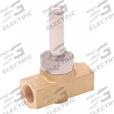 Dayton Solenoid Valve Body: 2-Way, Normally Closed, 3/8 in Pipe Size, Brass Body - 2-Way/2-Position, Normally Closed Solenoid Valves Bodies