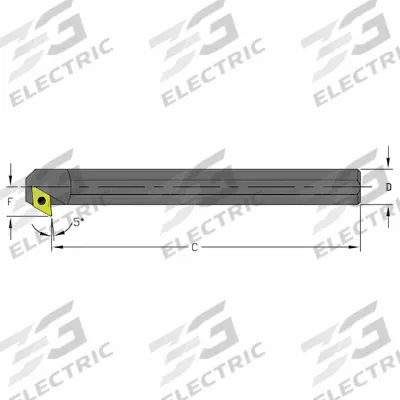 ULTRA-DEX USA Indexable Boring Bar: A10M SDXCR2 (MPN 957-000-081) - Indexable Boring Bars