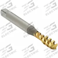 OSG Spiral Flute Tap: M3x0.5 Metric, 6H, 2 Flute, Bottoming Chamfer, TiN Coated High Speed Steel (MPN 2988005)
