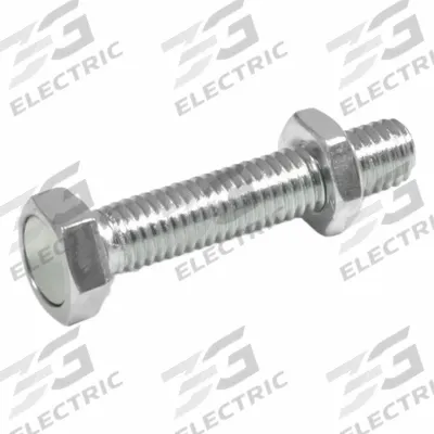 JW WINCO Workholding Stop Bolt: M12 Thread Size - Hex-Head Stop Bolts with Retaining Magnet & Lock Nut