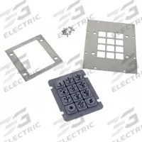 HUBBELL GAI-TRONICS Keypad Seal Door Kit: Plastic, Keypads, 246C, Gray, Keypad Seal Kit, 12613-001. Key specifications — Compatible with Series: 246C; Manufacturer Part Number: 12613-001; Product Type: Keypad Seal Kit; For Use With: Industrial Telephones; Includes: Screws; Brand: HUBBELL GAI-TRONICS; Color: Gray; Material: Plastic.