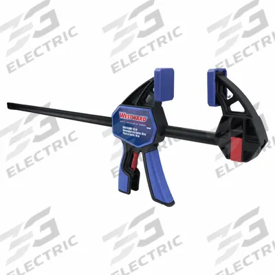 WESTWARD Bar Clamp: Flat, 18 in Max Jaw Opening, 7 1/2 in to 25 9/16 in - Dual-Function Trigger Clamps & Spreaders