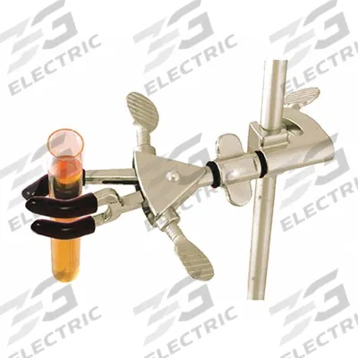 OHAUS Single Adjust Clamp: Dual Adjust Clamp, Stainless Steel, 7 in Overall Lg - Lab Clamps