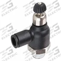 LEGRIS Compact Flow Control: Elbow Fitting, Screw, 8 mm Valve Body Size, 8 mm Tube, Meter Out (MPN 7065 08 10). Key specifications — attr947203: Technical Polymer; attr947205: LEGRIS.