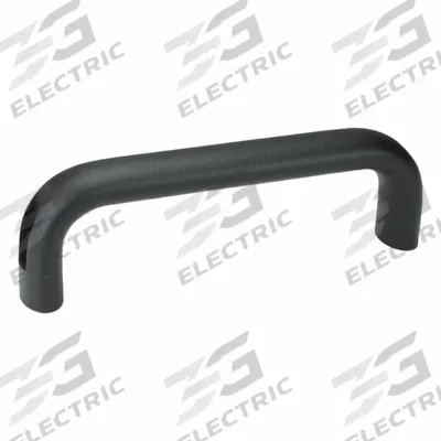 JW WINCO Pull Handle: Unthreaded Holes, Aluminum, Black - Corrosion-Resistant Load-Rated Pull Handles