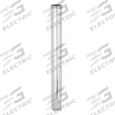 APPROVED VENDOR Extension: Brass, Chrome, Silver, 1 1/4 in Nominal Pipe Size - Drain Length Extensions