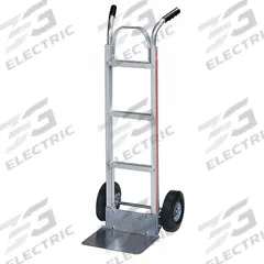 MAGLINER General Purpose Hand Truck: 500 lb, Dual-Handle, Silver, Aluminum, Solid, 48 in Handle Ht (MPN HMK116E12). Key specifications — Brand: MAGLINER.