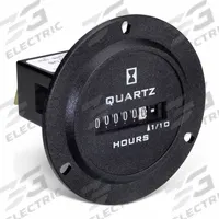 TRUMETER Hour Meter: Hour Meters, Front Panel Mounting, Analog, 10 V DC – 80 V DC, Analog, Tenth (MPN 732-0014). Key specifications — Mounting Style: Flush; Standards: UL; Bezel Face Shape: Round; Hour Unit Increment: Tenth; NEMA Enclosure Rating: 12; Brand: TRUMETER; Manufacturer Part Number: 732-0014; Meter Type_Broad: Analog.