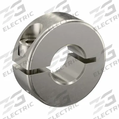 RULAND MANUFACTURING Shaft Collar: 1-Piece, Metric, Round, Clamp-On, 12 mm Bore Dia - Stainless Steel Shaft Collars