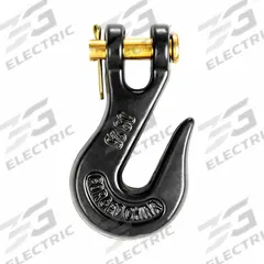 DAYTON Grab Hook: 4,500 lb Working Load Limit, 80 Hook Grade, Alloy Steel, 7/8 in Material Thick (MPN 844G51). Key specifications — attr984695: Black; attr984692: DAYTON; attr1028223: None.