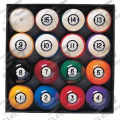 BRUNSWICK BILLIARDS Billiard Ball Set: 10 in Overall Wd, 4 in Overall Ht, 13 in Overall Lg (MPN 51869201000). Key specifications — attr989535: Billiard Ball Set; attr989526: Resin; attr989508: BRUNSWICK BILLIARDS.