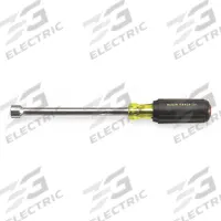 KLEIN TOOLS Hollow Round Shank Nut Driver: Straight, SAE, Without Magnetized Tip, Std, 6 in Shank Lg (MPN 646-5/16). Key specifications — attr1214485: Round; attr1214505: KLEIN TOOLS.