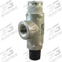 KUNKLE VALVE Safety Relief Valve: FNPT x MNPT, 3/8 in x 1/2 in, Stainless Steel, -60°F to 406°F (MPN 0140-B01-ME0300). Key specifications — Brand: KUNKLE VALVE.