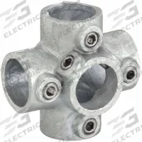 Structural Pipe Fitting: Four Socket Cross, Cross, 2 in For Pipe Size, Cast Iron, Gray, Pipe (MPN 30LX39). Key specifications — Manufacturer Part Number: 30LX39; Brand: APPROVED VENDOR; Finish: Zinc-Plated; Material: Cast Iron; Product Type: Four Socket Cross.