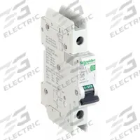 SCHNEIDER ELECTRIC IEC Miniature Circuit Breaker: 2 A Amps, 60V DC, 14kA at 120/240V AC, Screw Clamp (MPN M9F44102). Key specifications — Brand: SCHNEIDER; DC Voltage Rating: 60V DC; Max. AIR Rating: 14kA at 120/240V AC; Terminal Connection: Screw Clamp; AC Voltage Rating: 240/277/480V AC.
