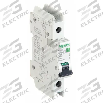 SCHNEIDER Miniature Circuit Breaker: 2 A Amps, 60V DC, 14kA at 120/240V AC - Z-Curve, 1-Pole UL489 DIN Rail-Mount Miniature Circuit Breakers