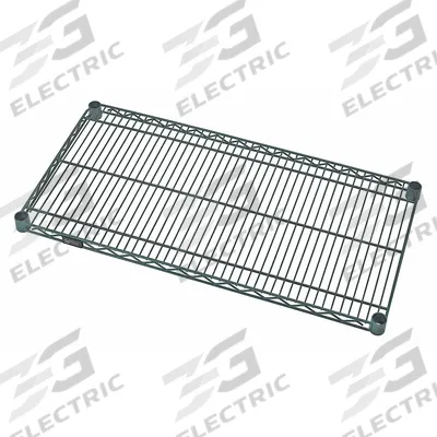 QUANTUM Wire Shelf: 60 in x 30 in, 1 Shelves, Quick-Adjust, 600 lb Load Capacity - Antimicrobial Wire Shelves for Wet & Dry Use