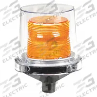 FEDERAL SIGNAL Strobe Light: 24V DC, 7 1/2 in Overall Ht, 5 1/2 in Overall Dia, Amber, 224XST-024A. Key specifications — Operating Voltage: 24V DC; Brand: FEDERAL SIGNAL; Lens Color: Amber; Mounting Location: Pole Mount.