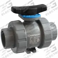 HAYWARD FLOW CONTROL Manual Two-Way Ball Valve: 3 in, PVC, Straight, 235 psi Max. Pressure (CWP) (MPN TBH1300A0SV0Z00). Key specifications — Brand: HAYWARD FLOW CONTROL; Handle: Locking Tee.