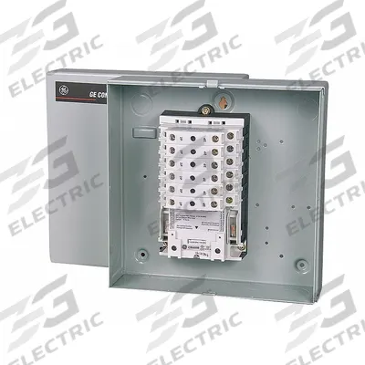 GE Lighting Magnetic Contactor: 12 Poles, 277V AC, 30 A, 2-Wire - Enclosed Electrically Held Lighting Contactors
