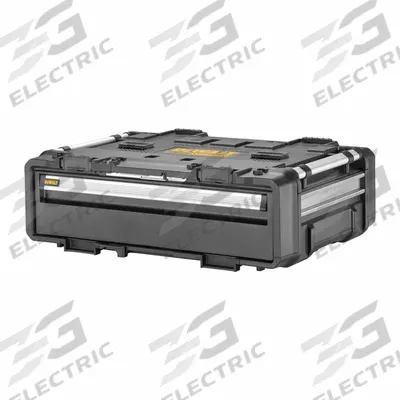 DEWALT Tough System Tool Drawer: 25 3/8 in W x 18 1/2 in D x 5 11/16 in H, Steel - Tough System Tool Boxes with Drawers