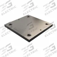JERGENS Subplate: Ball Lock, Square, Steel, 16 in W x 16 in L x 1.125 in H, 81 lb Wt, 49101. Key specifications — Product Type: Subplate; Brand: JERGENS; Installed Components: Bored Holes for Sine Fixture Keys.