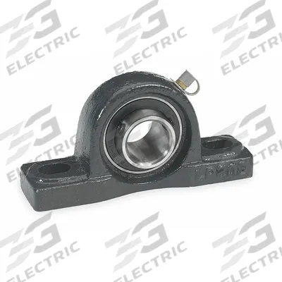 Dayton Pillow Block Bearing: 1 5/8 in Bore, Cast Iron, Set Screws, 2 1/8 in Shaft Ht - General Purpose Pillow Block Ball Bearings