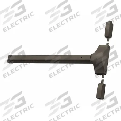ASSA ABLOY ACCENTRA Surface Vertical Rod: 36 in Max Door Wd - Surface Vertical Rod Push Bars