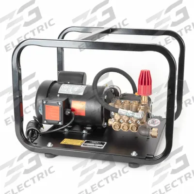 WHEELER-REX Hydrostatic Test Pump: 115/230V AC, 1 hp, 1,000 psi Max. Discharge Pressure - Roll-Cage Enclosed Electric Hydrostatic Test Pumps