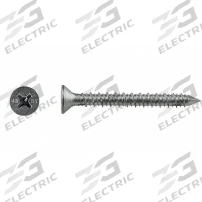 TAPCON Screw Anchor: 2 3/4 in Overall Lg, 3/16 in Dia, Stainless Steel, Phillips - Hex-Head Screw Anchors